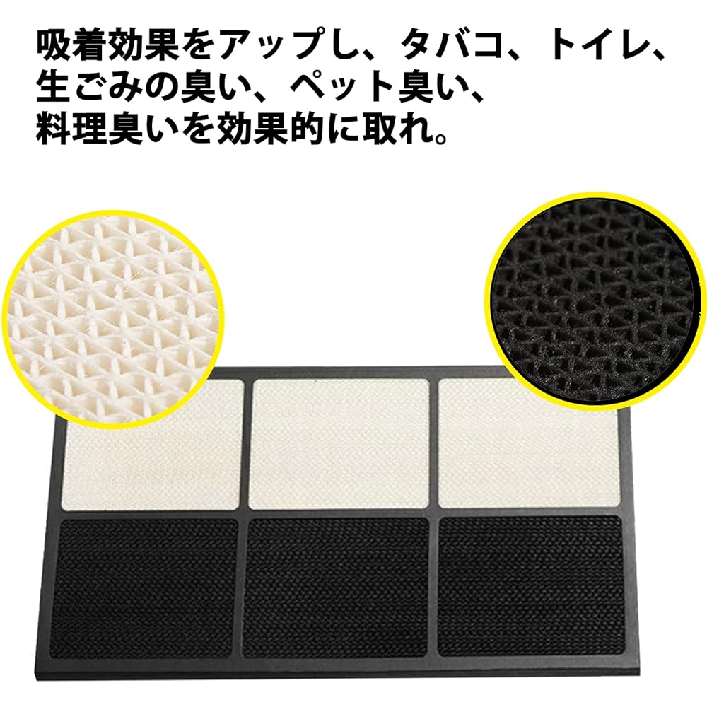 Dust collection filter for humidifying air purifier HEPA filter FZ-E100HF and deodorizing filter FZ-E100DF compatible product 1 set