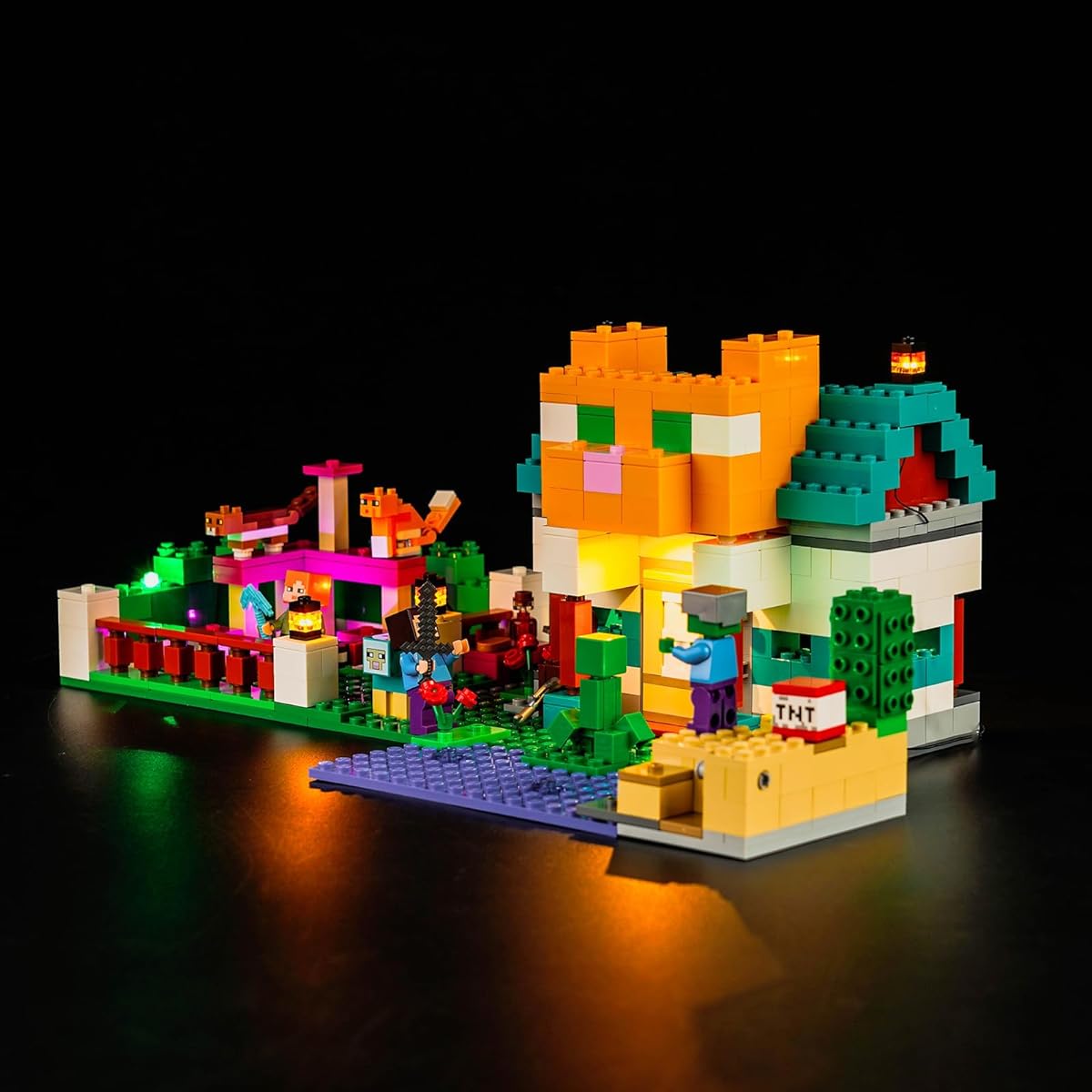 BrickBling Light Kit for Lego Craft Box 4.0 Building Toy Set Creative Lighting Compatible with Lego 21249 (Lights Only, No Bricks)