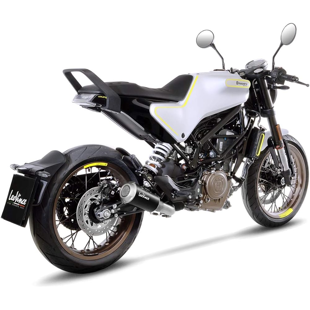 LeoVince Slip-on muffler LV-10 BLACK SVARTPILEN 401(2018-2019) | VITPILEN 401(2018-2019) leo-15219B
