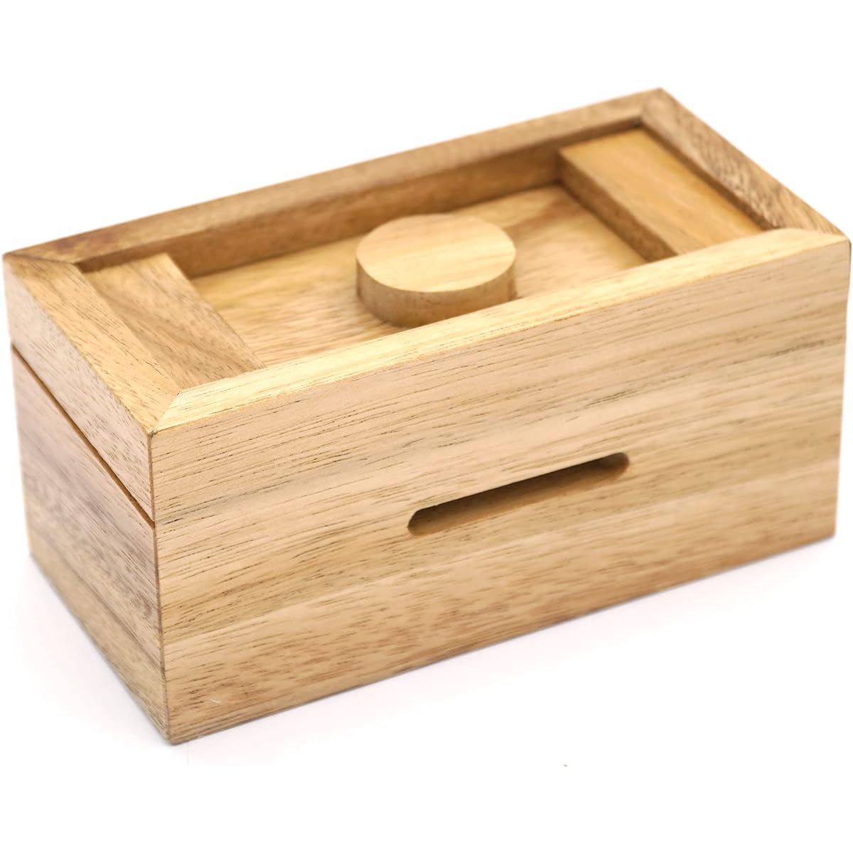 BSIRI Ziggurat Chest - Brain Teaser Box with Secret Compartment, Piggy Bank, Hidden Chest, Jewelry Box, 3D Puzzle Lock Box, Gift Card, Money Puzzle Box for Cash Gifts, Christmas