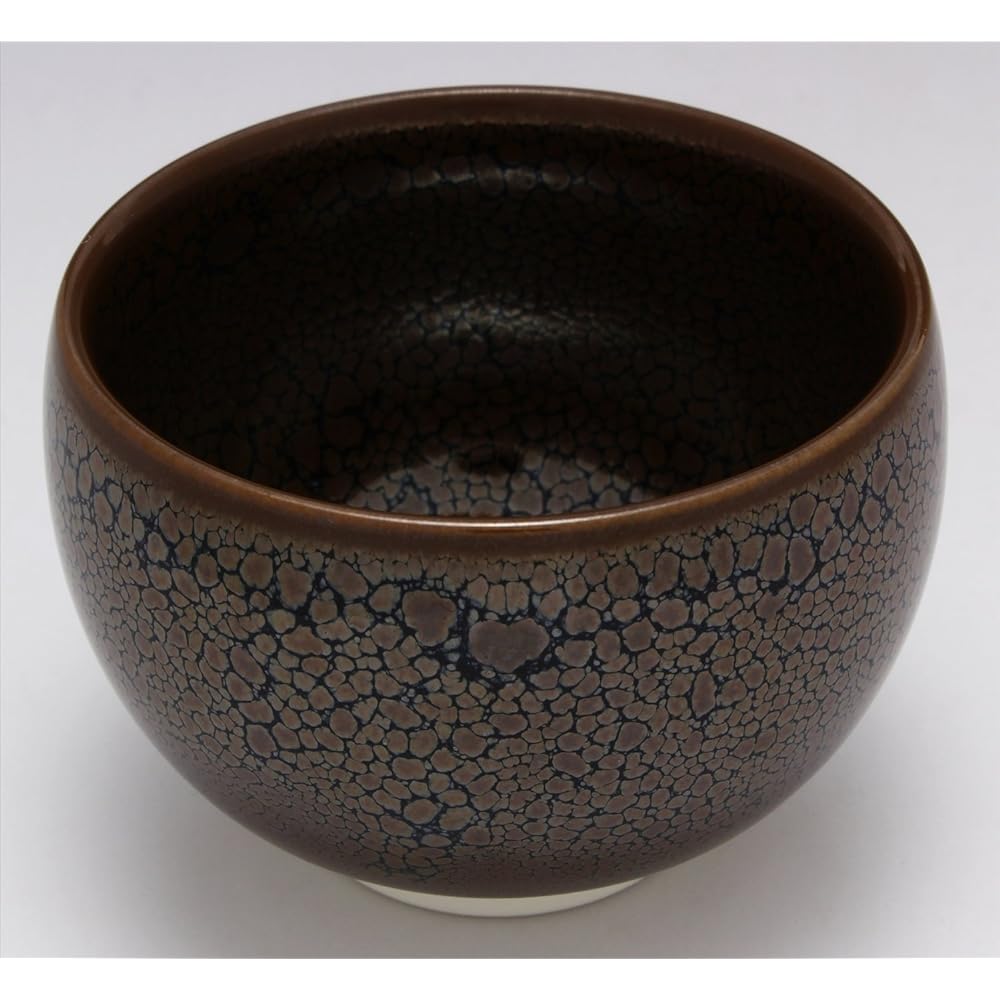 Arita ware Shinemon kiln sake cup (in wooden box) Yuteki Tenmoku