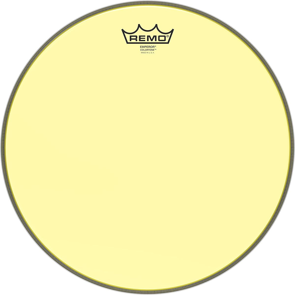 REMO Drumhead ColorTone 14" Clear Emperor #Yellow C-14BE