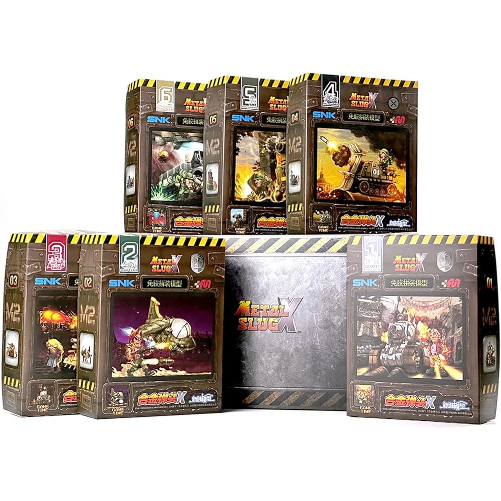 New model Metal Slug X 6 types assorted box plastic model XNSMSX007