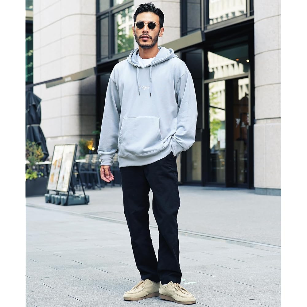 [Kangol] Custom-made fleece hoodie | Men's Women's Unisex Pullover Parka Sweatshirt Long Sleeve Hoodie Oversized Loose Big Silhouette One Point Brand Logo Autumn Clothes Winter Clothes Spring Clothes