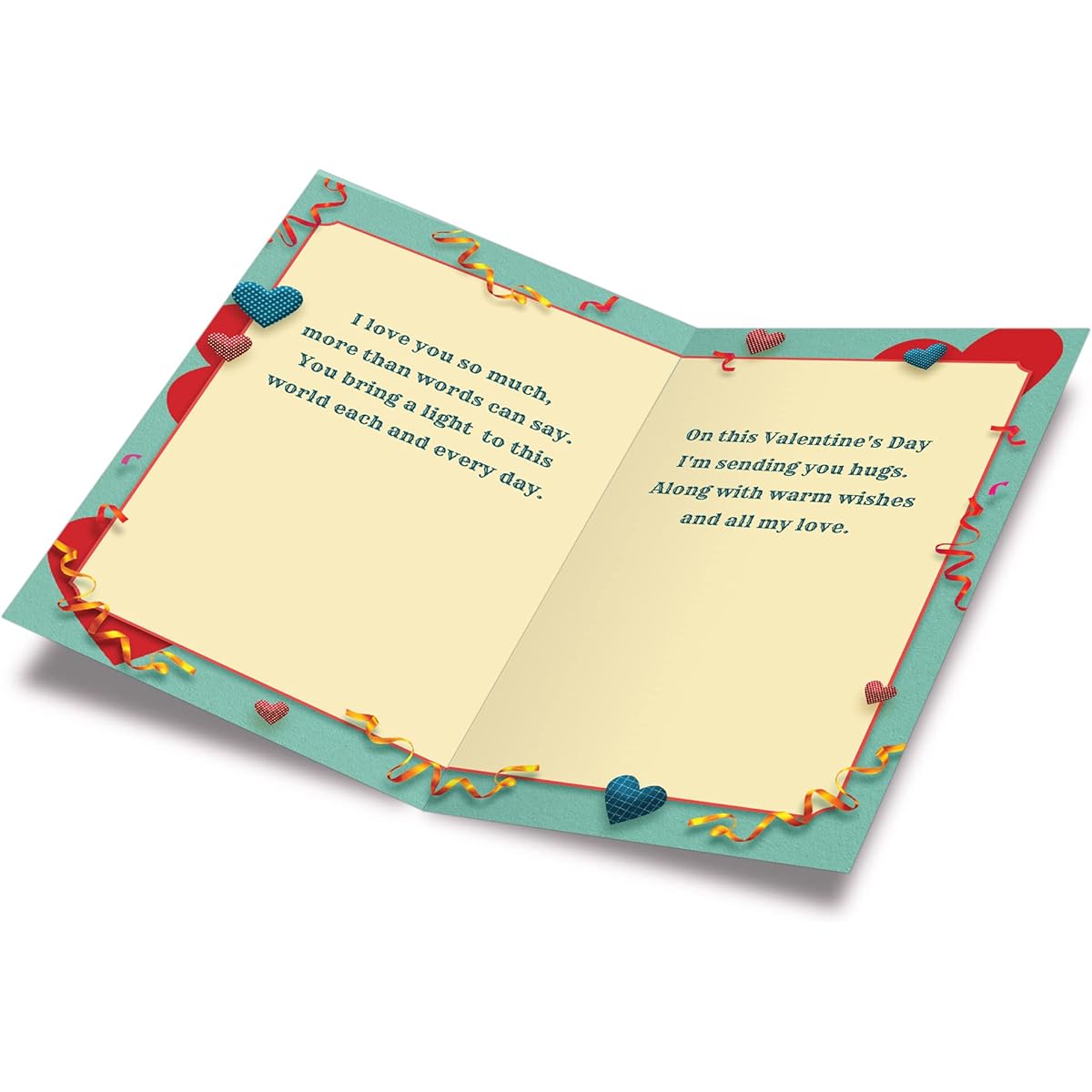 Valentine's Day Cards for Grandchildren Prime Greetings Made in the USA Eco-Friendly Heavyweight Card Stock Premium Envelope Included 5" x 7.75" Protective Envelope Included