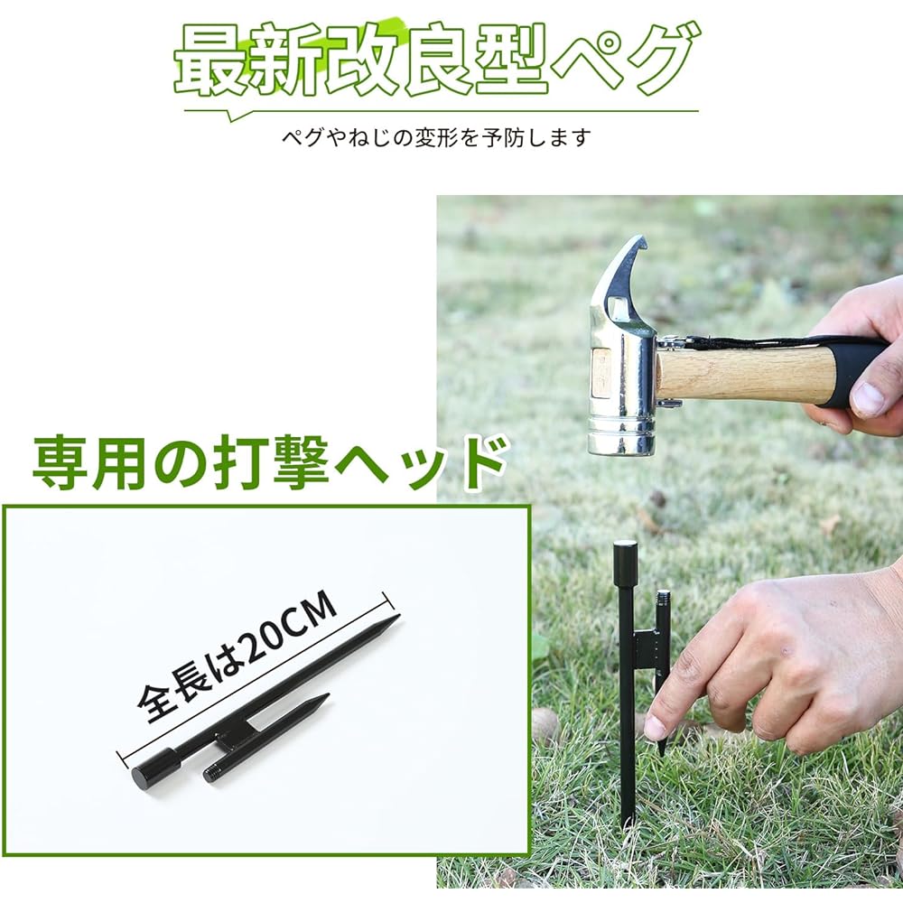HNNJCH Lantern Stand Lantern Pole Lantern Hanger [2024 Improved Model] For both clamp type and drive-in type, lightweight, aluminum alloy, camping lantern stand, table, tabletop, storage bag included