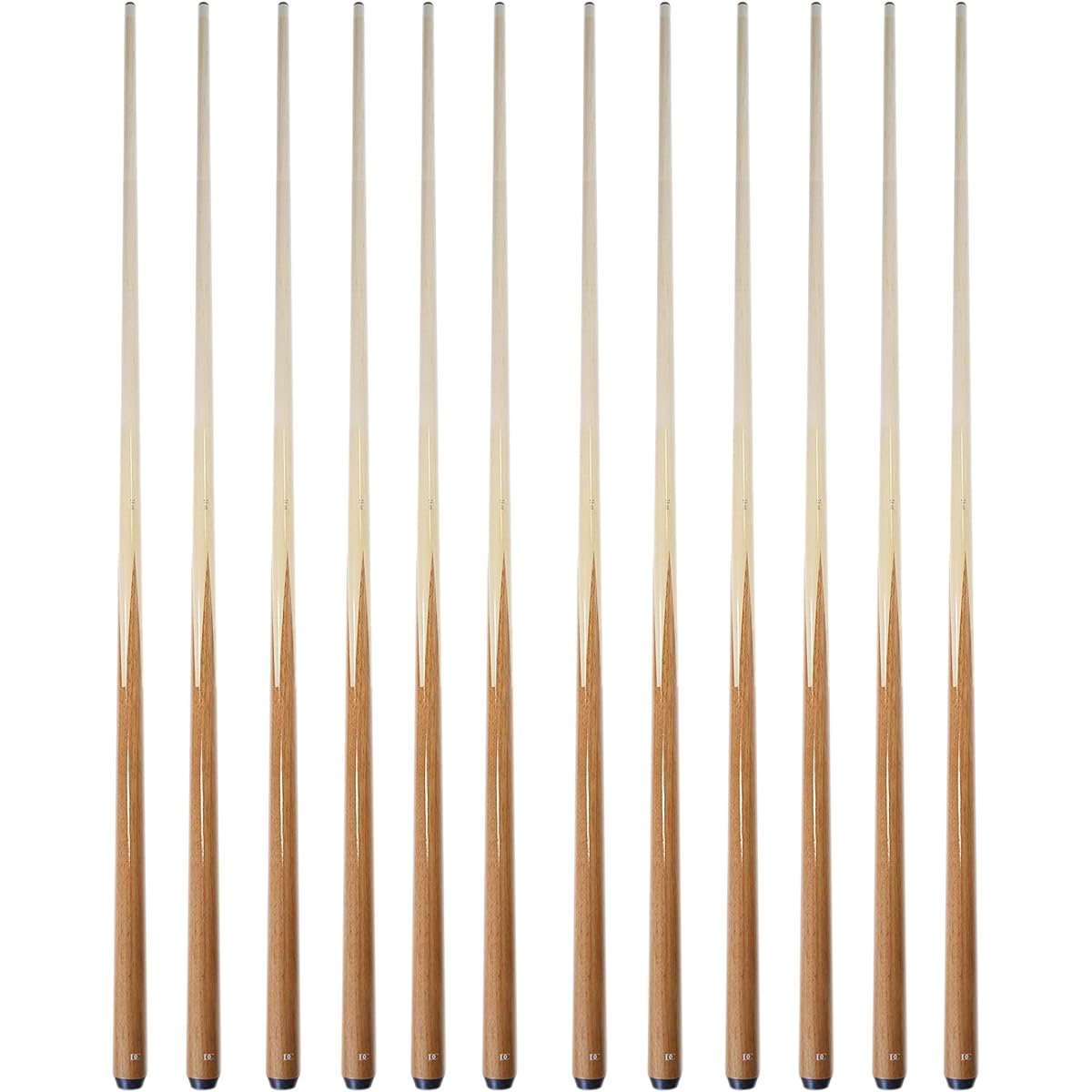 HAN'S DELTA 6 Piece Pool Cue Set 57 Inch Genuine 4 Prong House Bar Billiard Pool Cue Stick