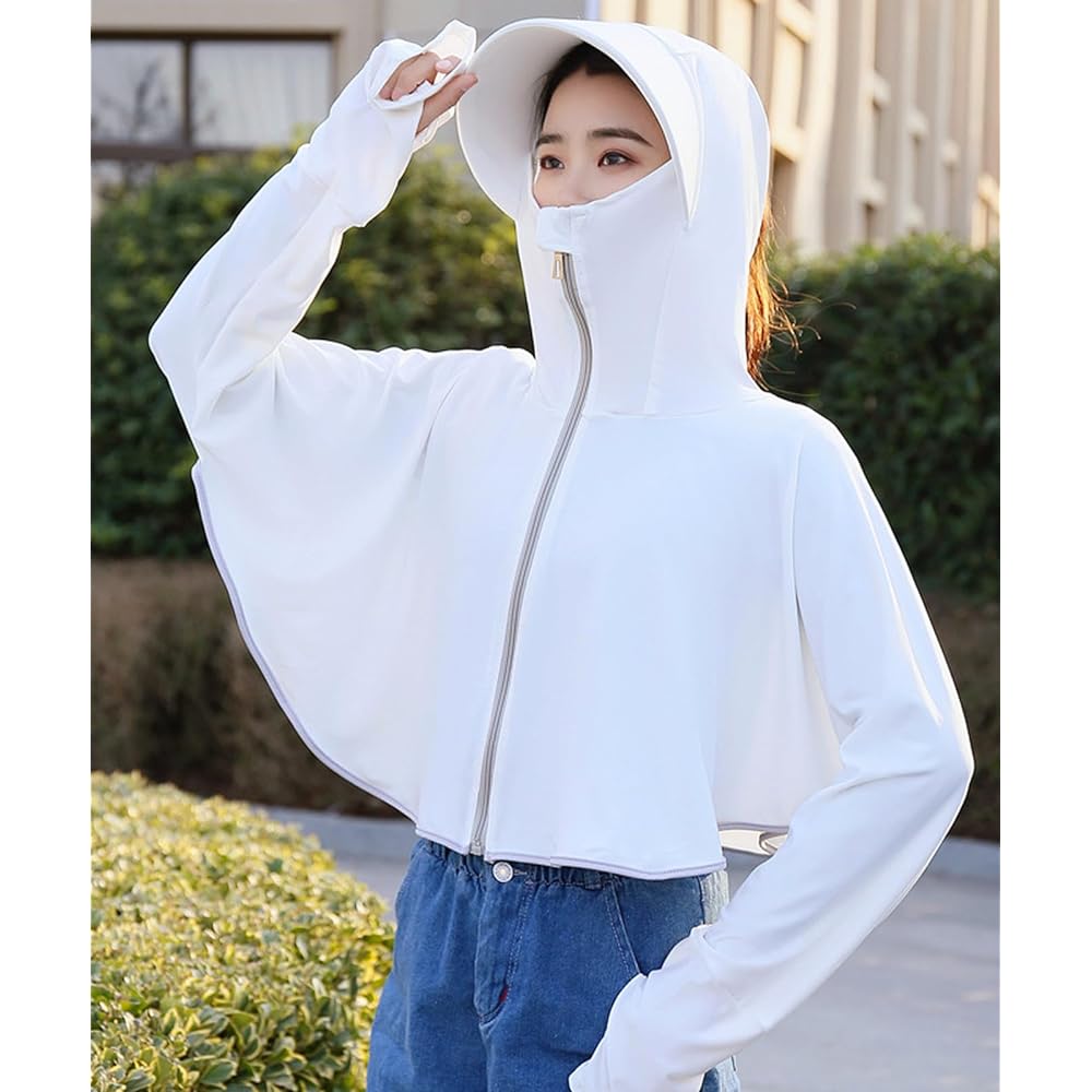 [Luxe Relax] Women's Rash Guard UPF50+ UV Protection Summer Thin Long Sleeve Parka Water Absorbent Quick Drying Sunscreen Outerwear 30