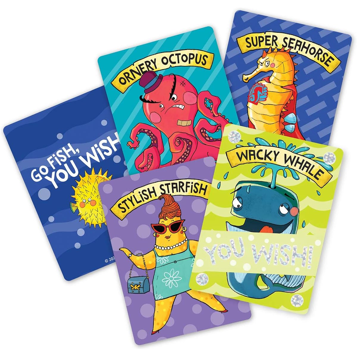 Peaceable Kingdom Go Fish You Wish! - Classic Go Fish Card Game with a Twist - Boys & Girls Ages 4+ - Great Game Night Activity for Families with Kids