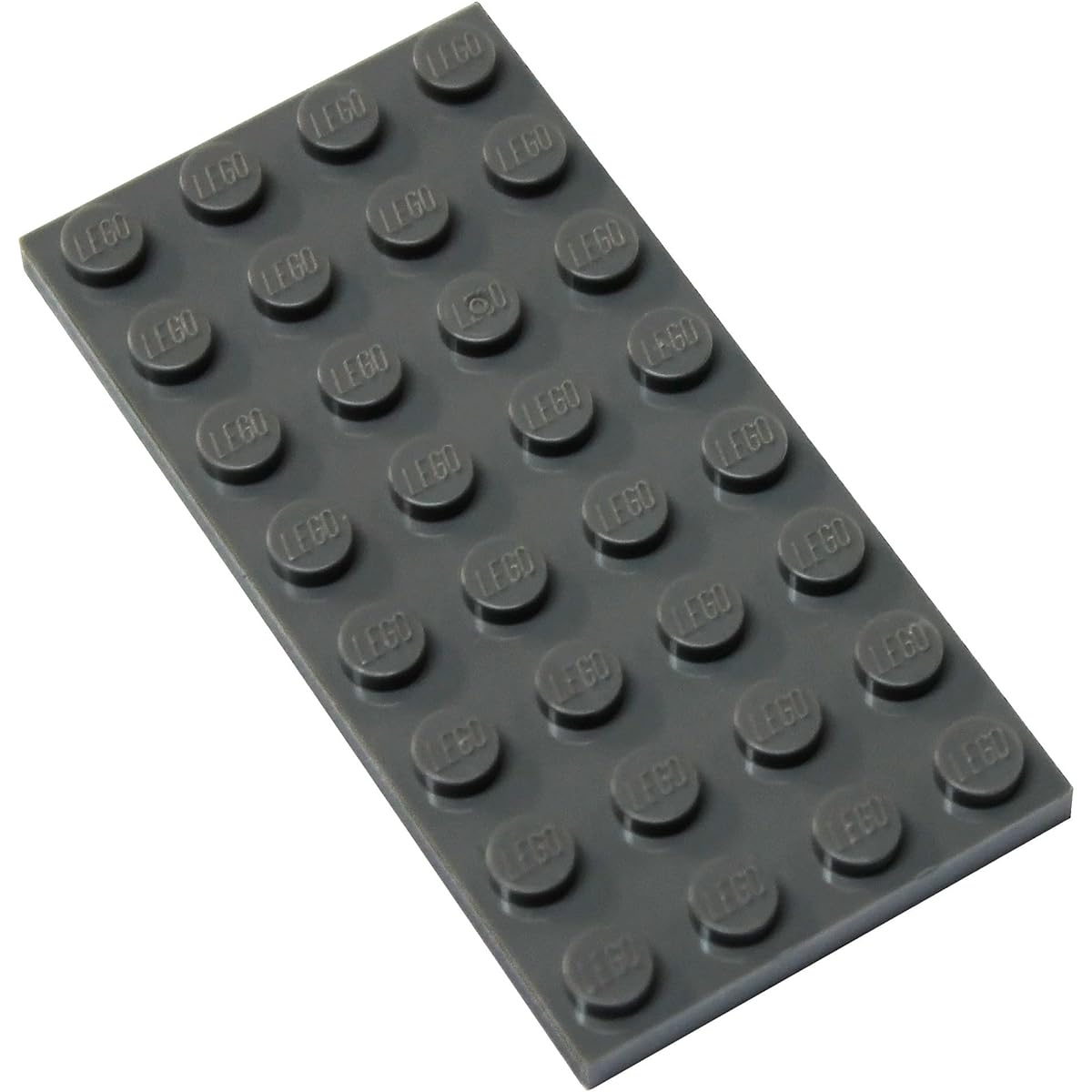(c. 20 Pieces, Dark Gray) - LEGO Parts and Pieces: Dark Grey (Dark Stone Grey) 4x8 Plate x20
