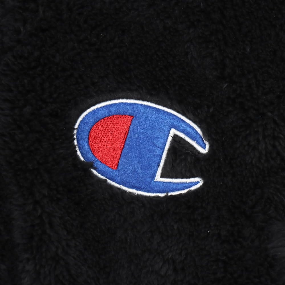 [Champion] Sweatshirt, Kids, Long Sleeve, One Point Logo, Zip Shirt, Basic Sports CK-YS009