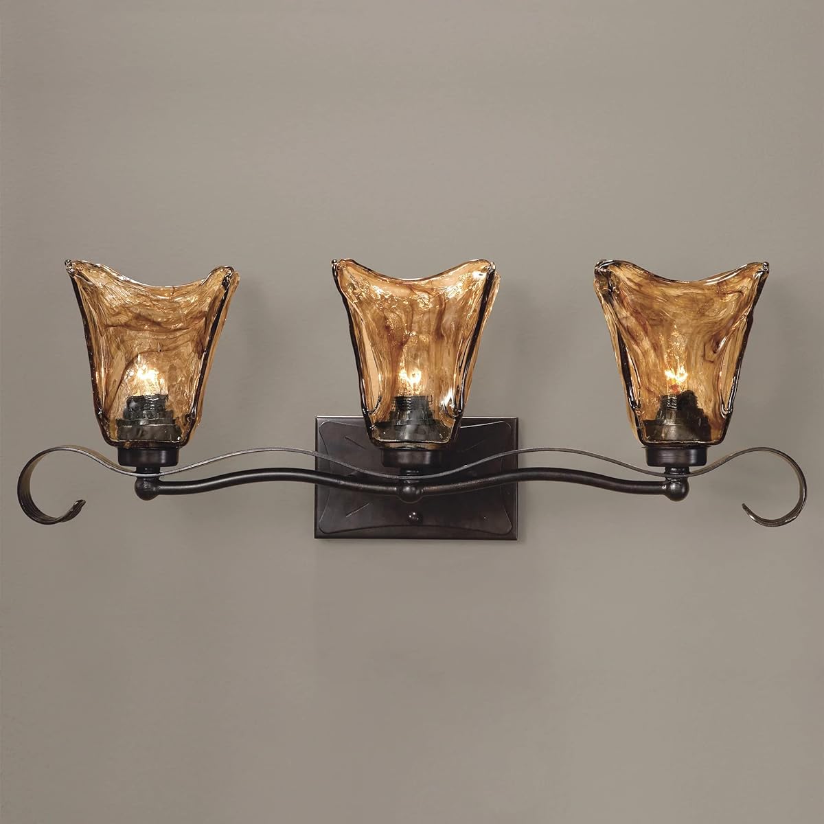 Uttermost Vetraio 3 Light Vanity Strip Oil Polished Bronze