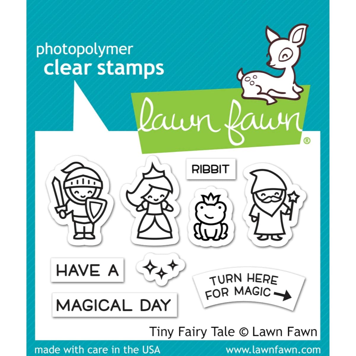 Lawn Fawn LF2325 Little Fairy Tale 2X3 Clear Stamp Set