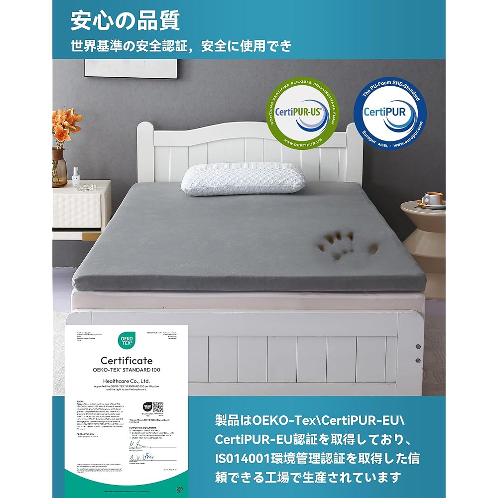 Sleep & Life High Resilience Mattress Single Futon Thin Soft Mattress That Doesn't Hurt Your Slim Body Prevents Slip Washable Bedding Thickness 3cm Hardness 178N