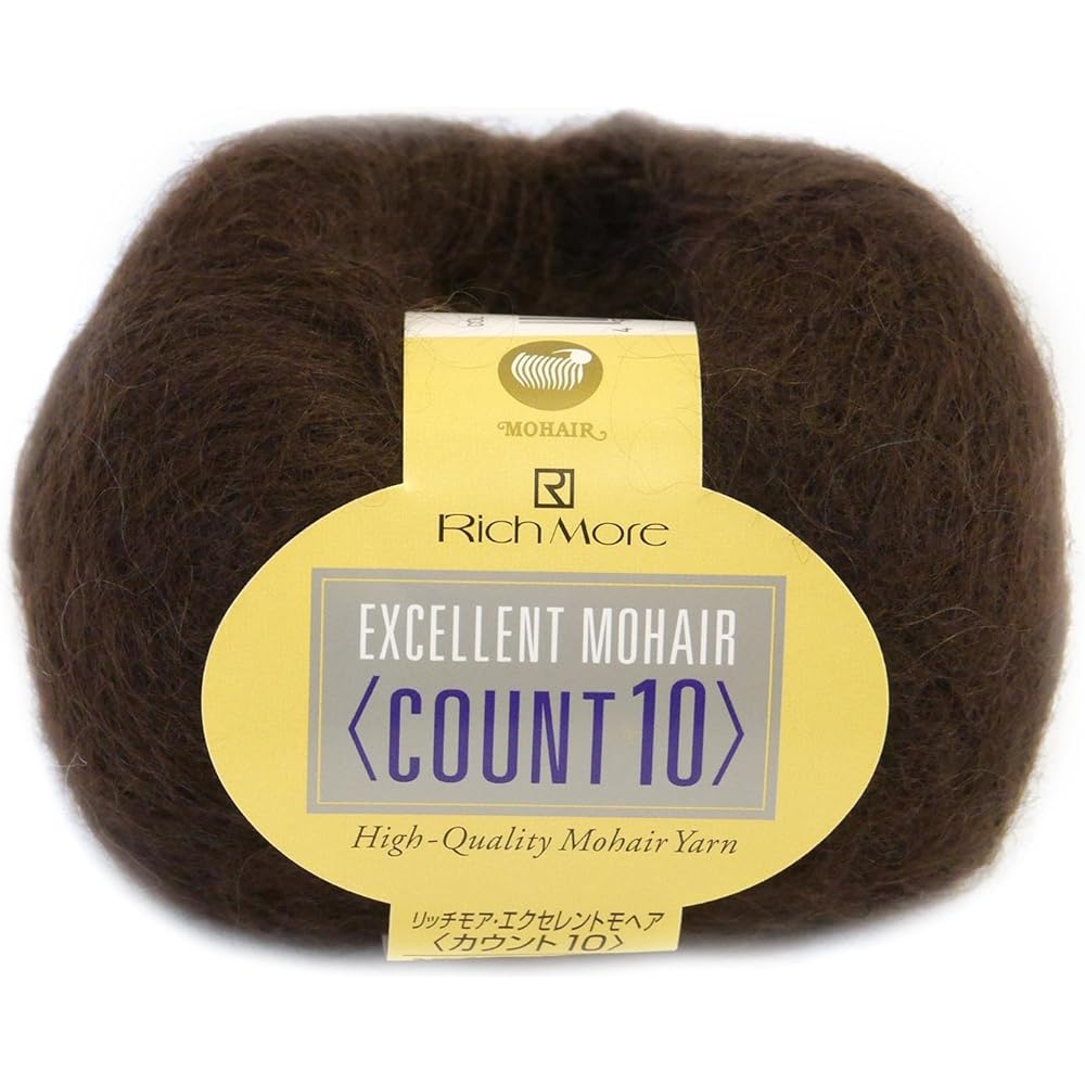 Hamanaka Richmore Excellent Mohair Count 10 Yarn Gota col.1 White Series 20g Approx. 200m 10 Ball Set 6289