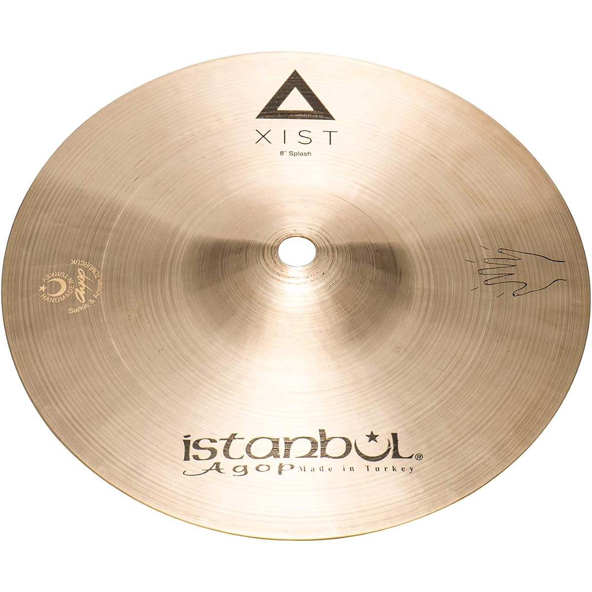 Istanbul Agop Exist Series Xist Hand Splash Cymbal 8 inch