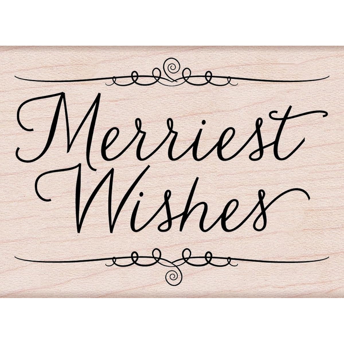 Hero Arts Mounted Rubber Stamp 2.25"X3.25" Merriest Wishes