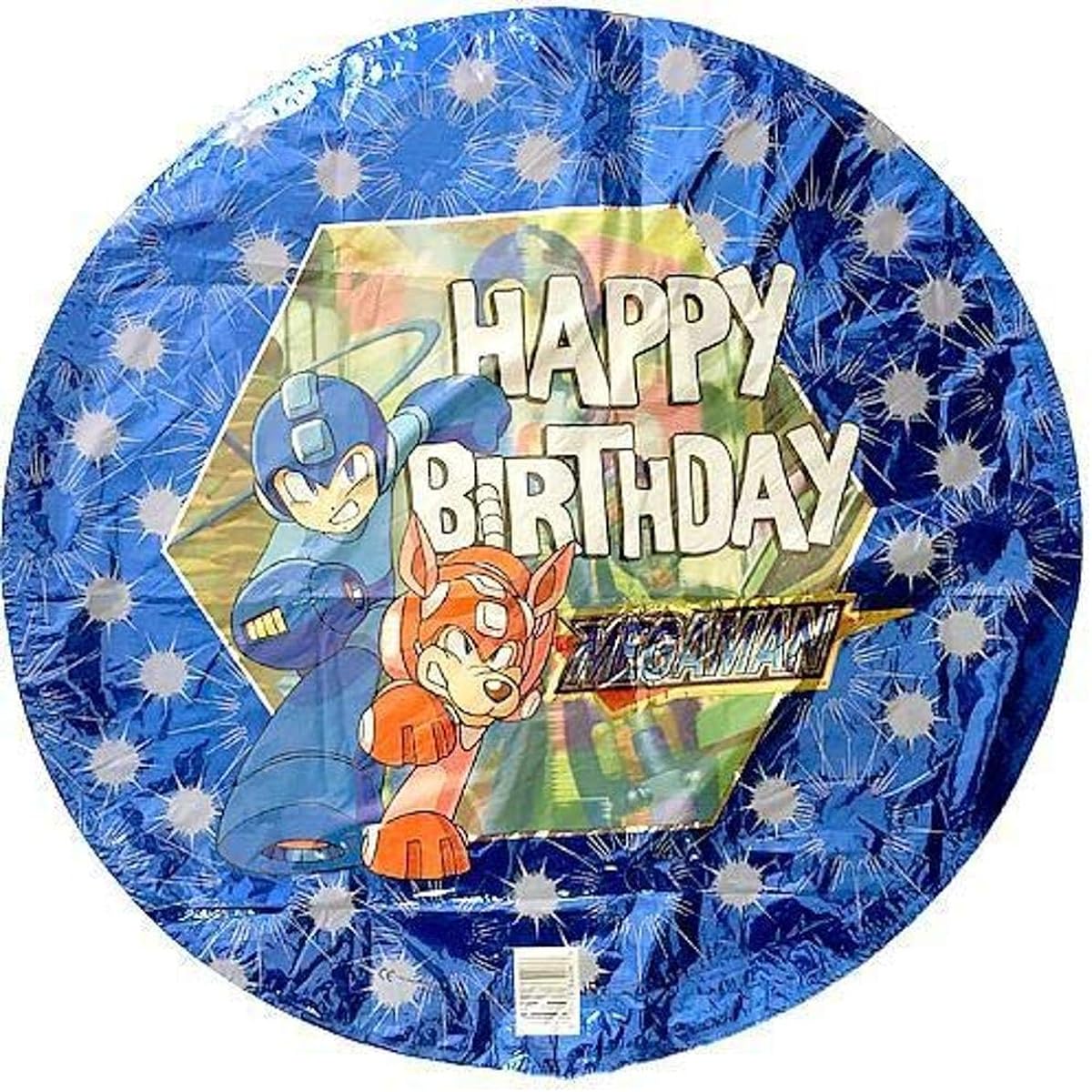 Betallic 18" Happy Birthday Mega Man Foil Balloon, Multicolor