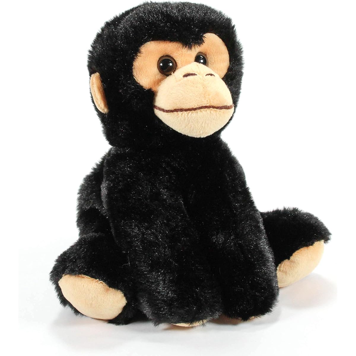 The Petting Zoo Chimpanzee Stuffed Animal Gift for Kids, Wild Onez Wild Animal Chimpanzee Plush Toy 9"