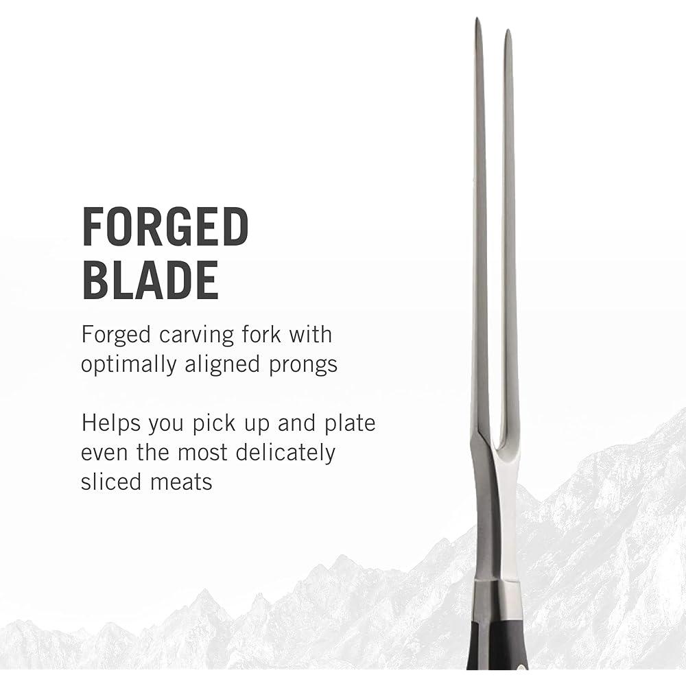 VICTORINOX Carving Fork 15cm Black Grand Meter Forged Meat Professional Specification 7.7233.15G
