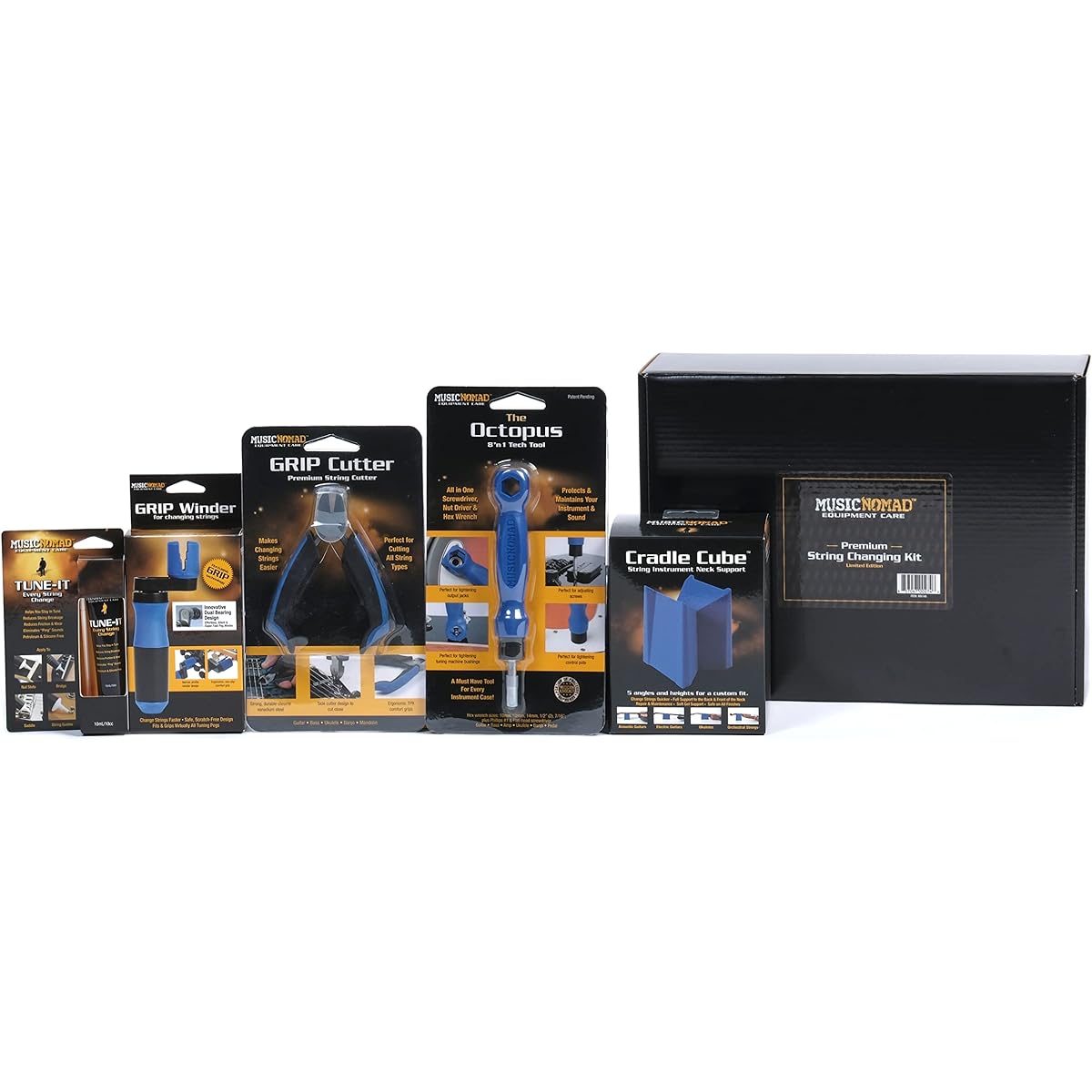 MUSICNOMAD String Instrument Maintenance String Replacement 5 Piece Set MN146 [Domestic Genuine Product]