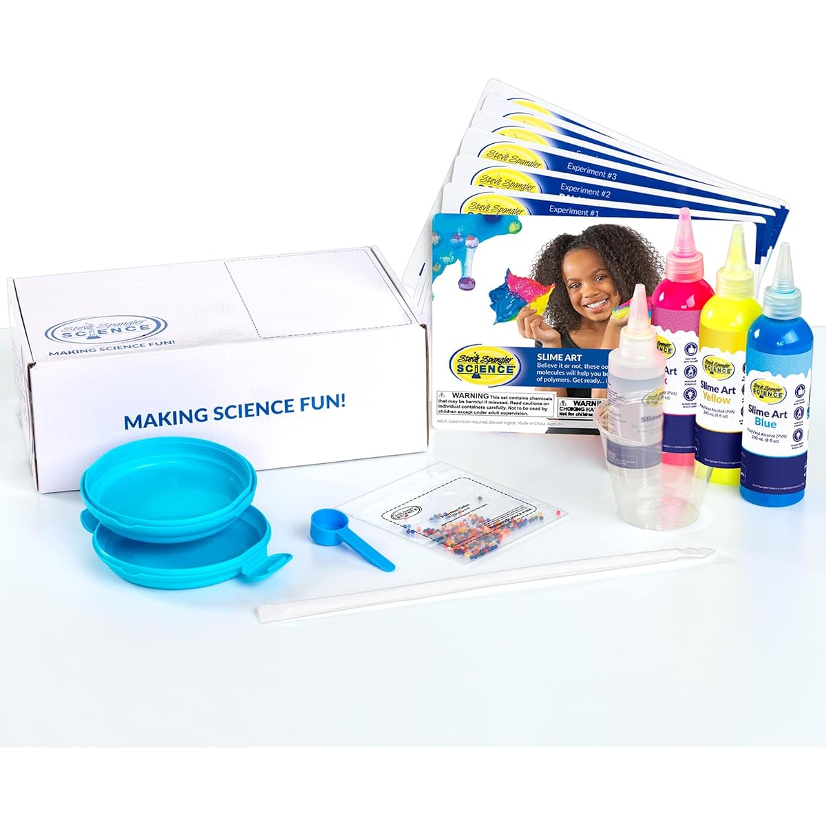 STEM Science Kit Slime Art for Ages 6+ Children Experiment Chemistry Set STEM Project Educational Toy