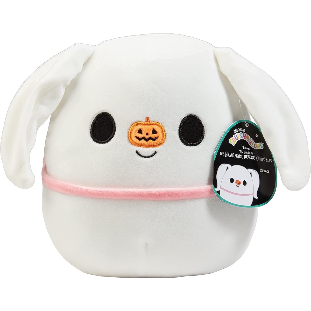 Squishmallow 8" The Nightmare Before Christmas Zero Dog - Official KellyToy Plush - Cute and Soft Stuffed Animal - Great Gift for Kids