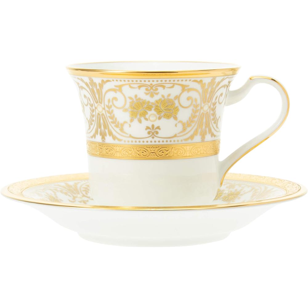 Noritake American Cup & Saucer 220cc Georgian Palace Bone China T59589/4858