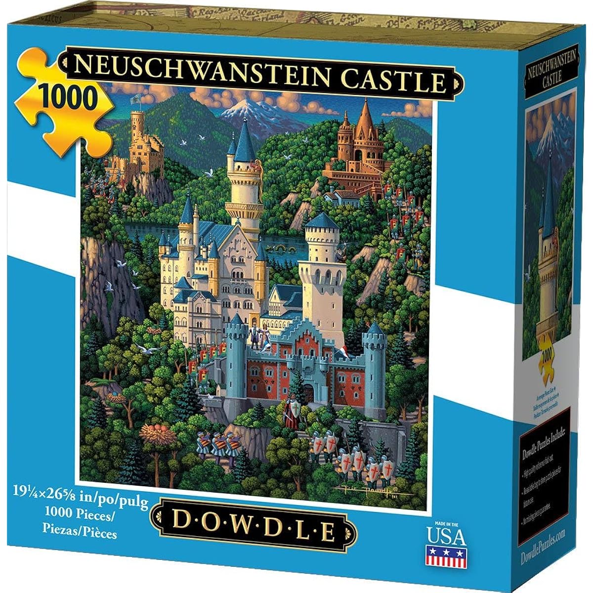 Dowdle Jigsaw Puzzle - Neuschwanstein Castle - 1000 Pieces