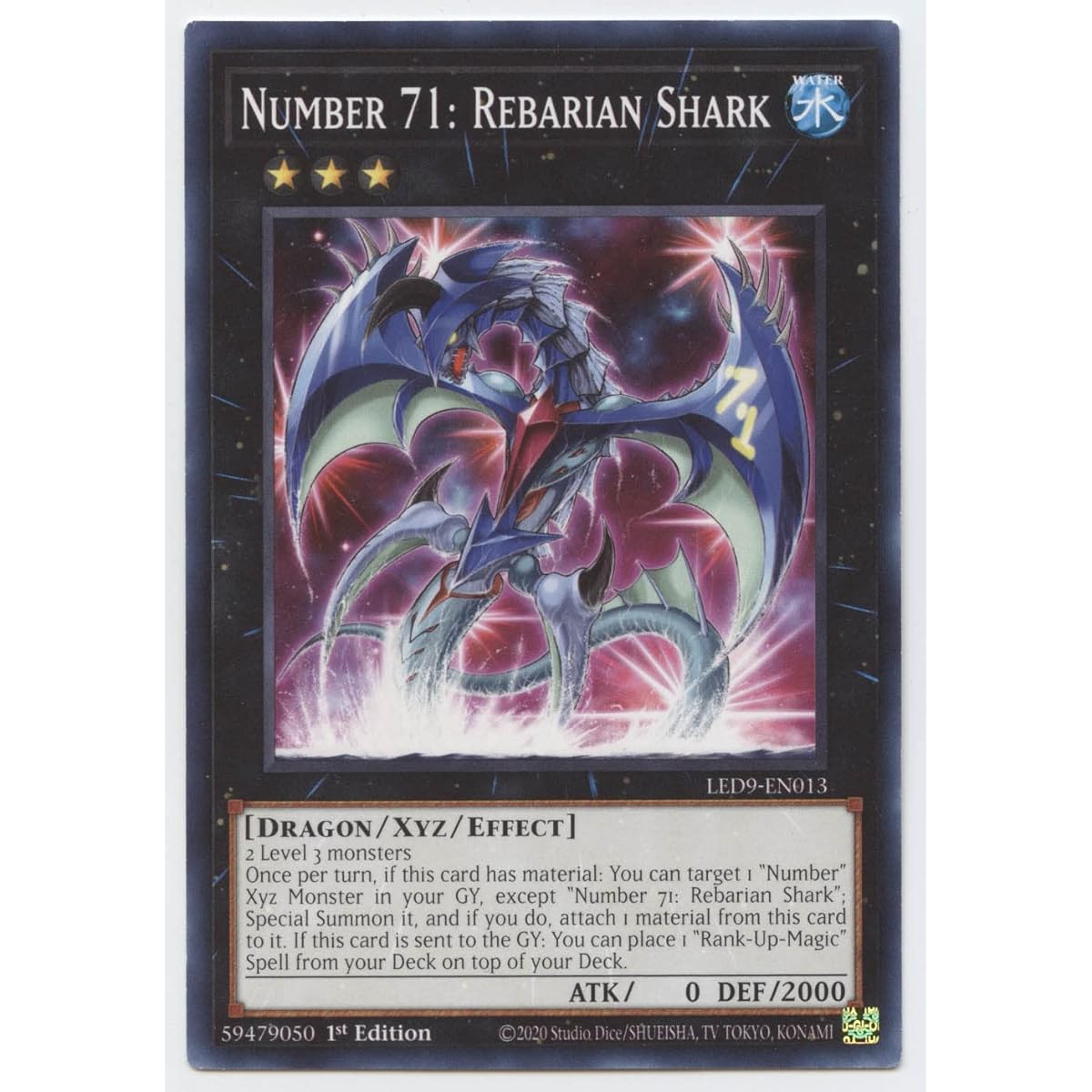 ■No.71: Rebarian Shark - LED9-EN013 - Common - First Edition