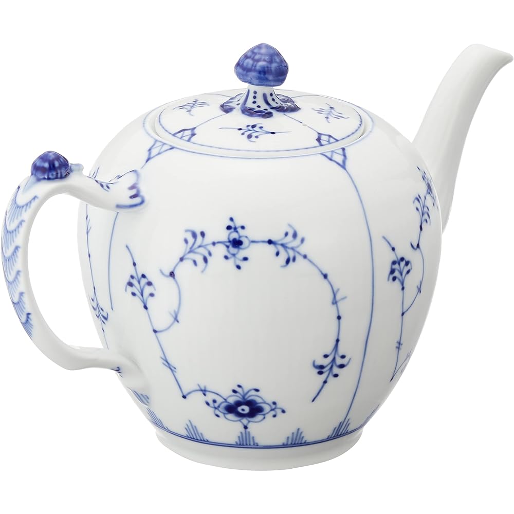 [Regular Imported Product] Royal Copenhagen Blue Fluted Plain Teapot S 700ml Wedding Gift 1017181