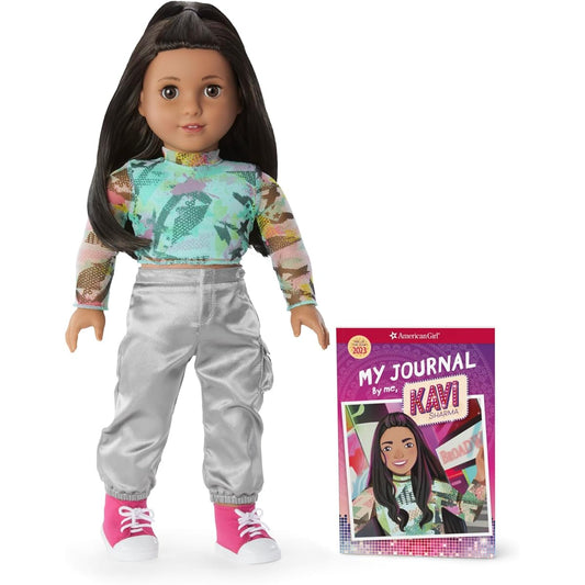 American Girl Girl of The Year Kavi Sharma 18" Doll and Book 7 Piece Ages 8+