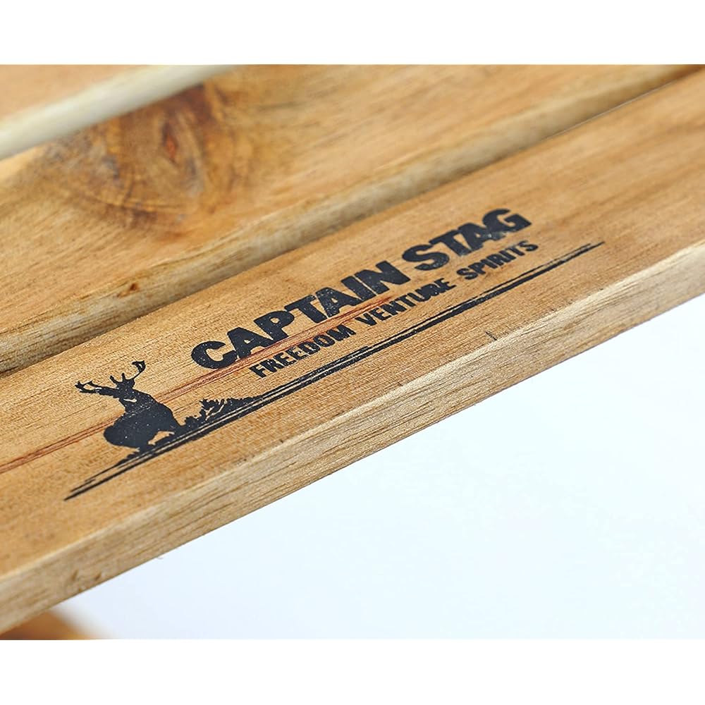 Captain Stag (CAPTAIN STAG) Wooden Rack Rack Storage Shelf Wooden 4 Tier Rack MOVE Rack Width 460mm Height Adjustable 2 Levels CS Classics UY-7069
