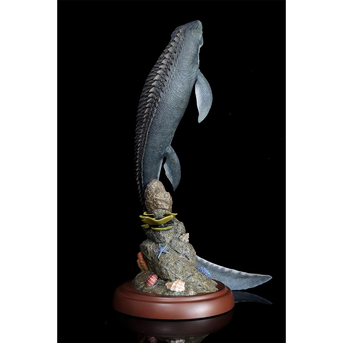 Nanmu Mosasaurus 2.0 Lord of Abyss Models Mosasaurus Dinosaur Figure Prehistoric Animal PVC Collectible Decorative Gift for Adults (Dragon Soul 172336)