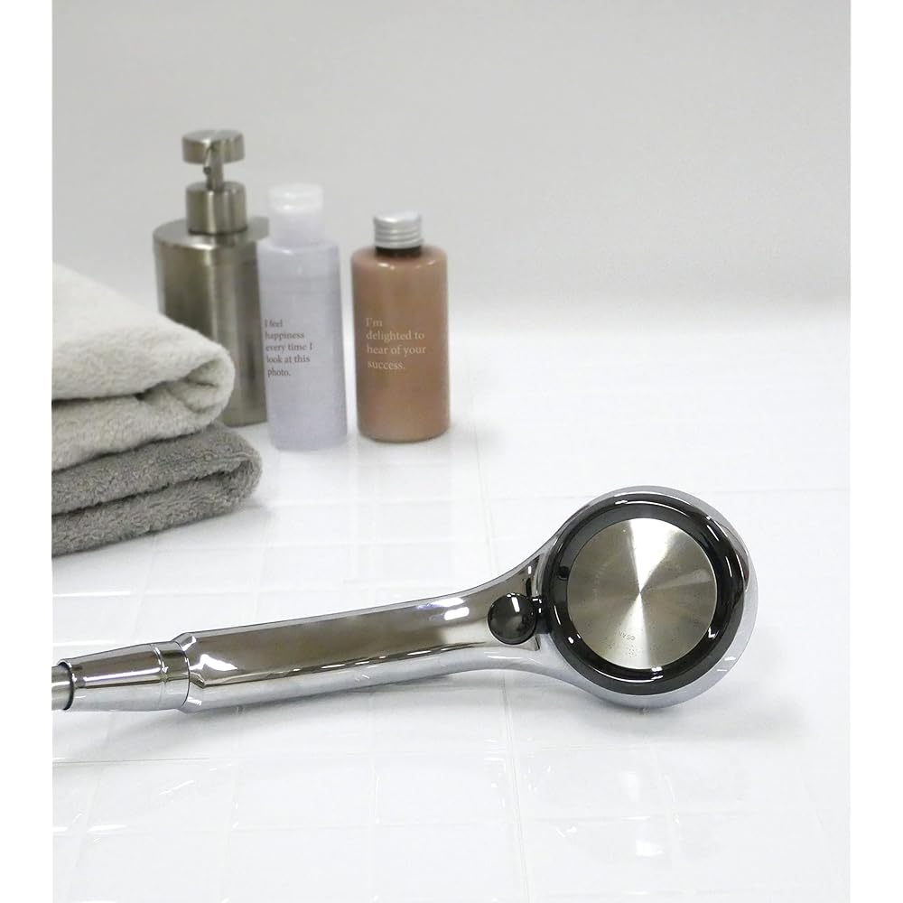 SANEI FB Shower Head Rainy Metallic Ultra Fine Bubble Ultra Fine Water Flow Hand Stop Water Saving Made in Japan PS3136-81XA-CDP Silver Plated