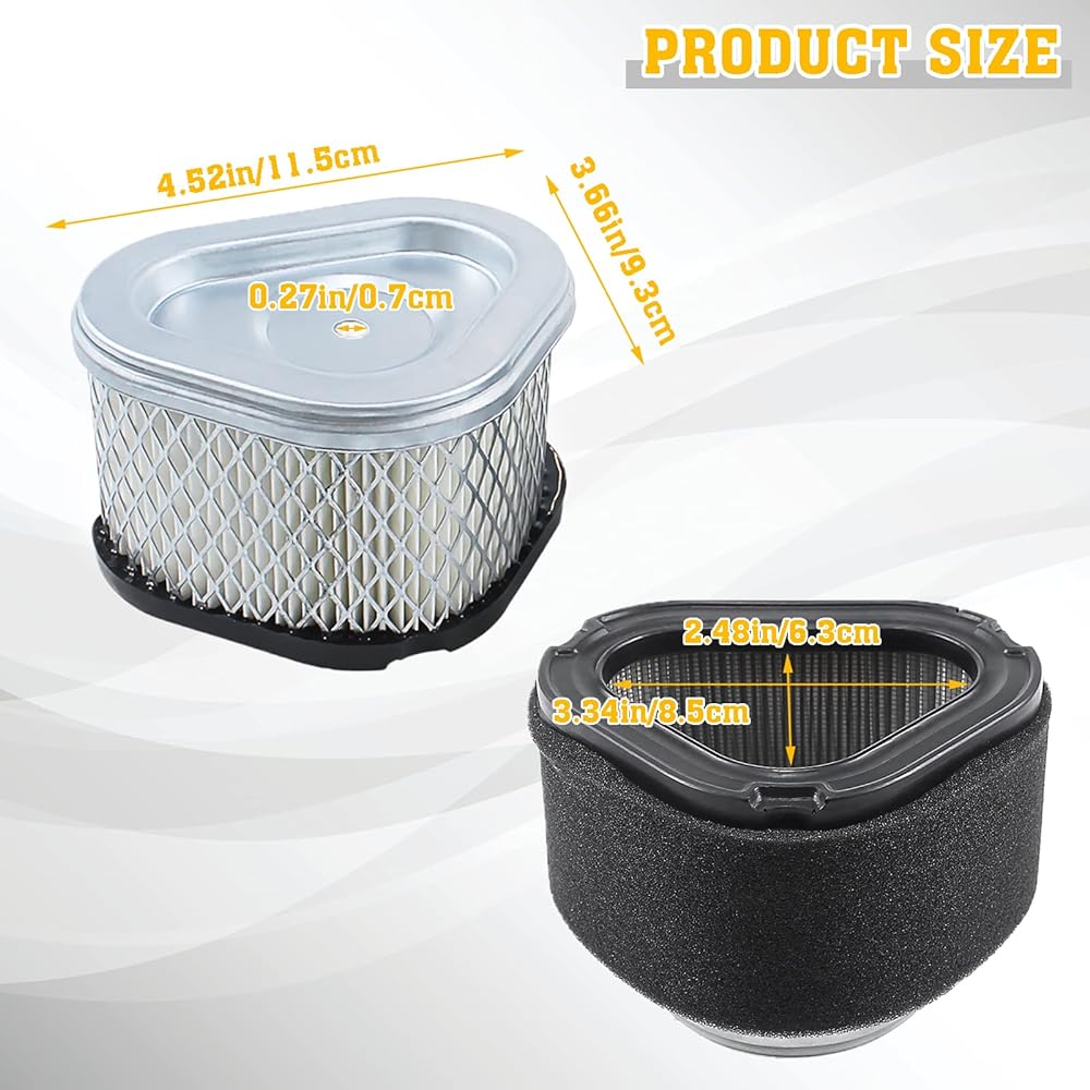 OCEAIR Air Filter 12 083 05-S GY20574 M92359 John Deere STX30 STX46 STX38 LX172 LX173 LX176 LX178 LX188 LT133 LT150 LT155 L for X255 Kohler Command Pro CV11 12.5 13S 14 15 16S GT22 5