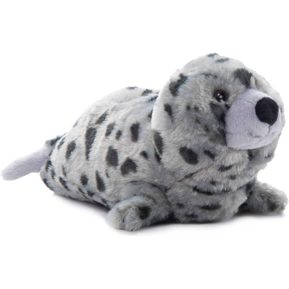 The Petting Zoo Harbor Seal Grey Stuffed Animal Gift for Kids Wild Ones Wild Animal Seal Plush Toy 12"