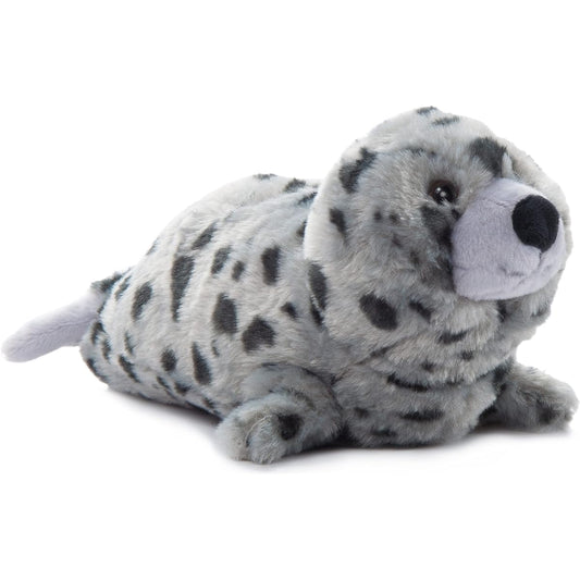 The Petting Zoo Harbor Seal Grey Stuffed Animal Gift for Kids Wild Ones Wild Animal Seal Plush Toy 12"