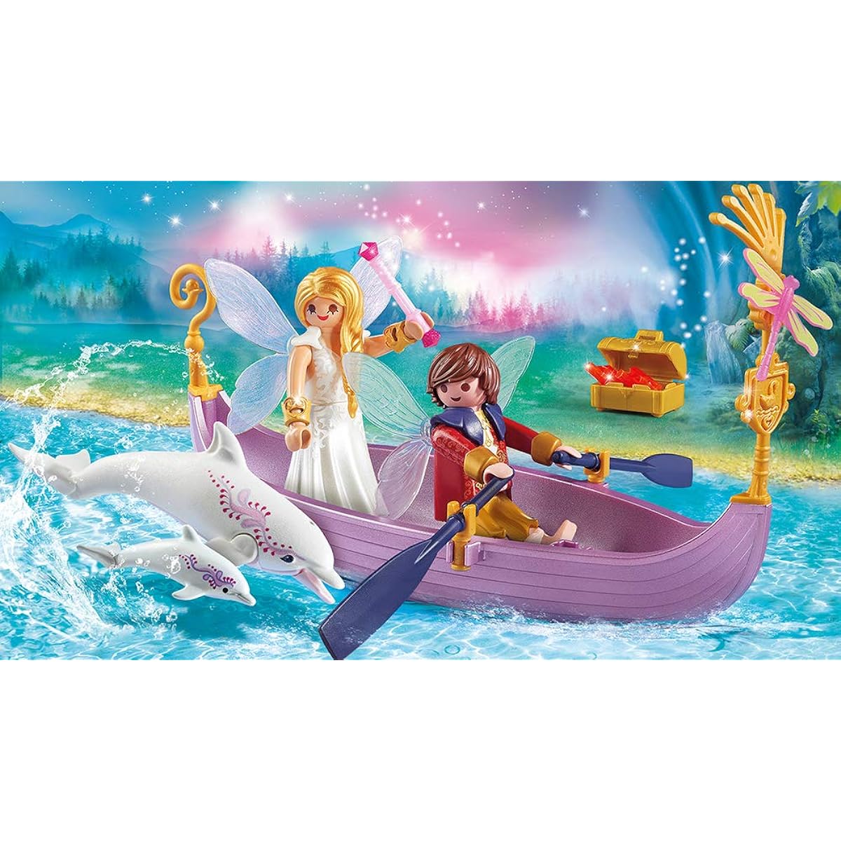 Playmobil 70000 Fairies Romantic Fairy Boat Colourful