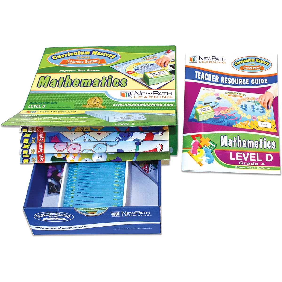 New Path Learning NP-234001 Mastering Math Skills Games Classpack Grade 4