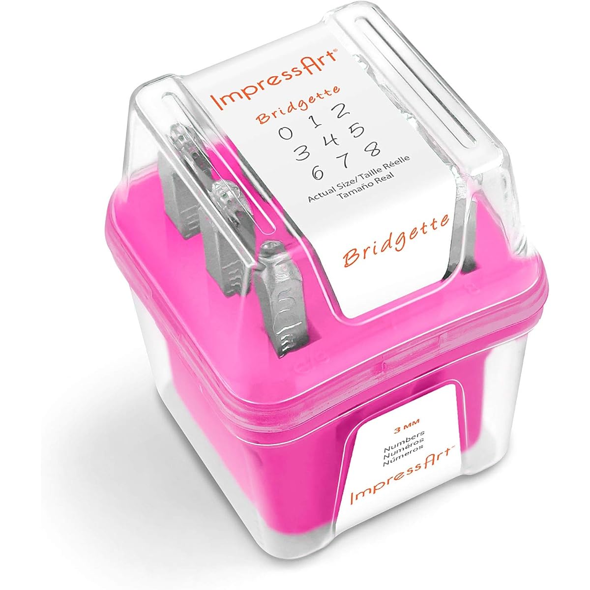 ImpressArt Bridgette Number Metal Stamps Set by ImpressArt Metal Stamps