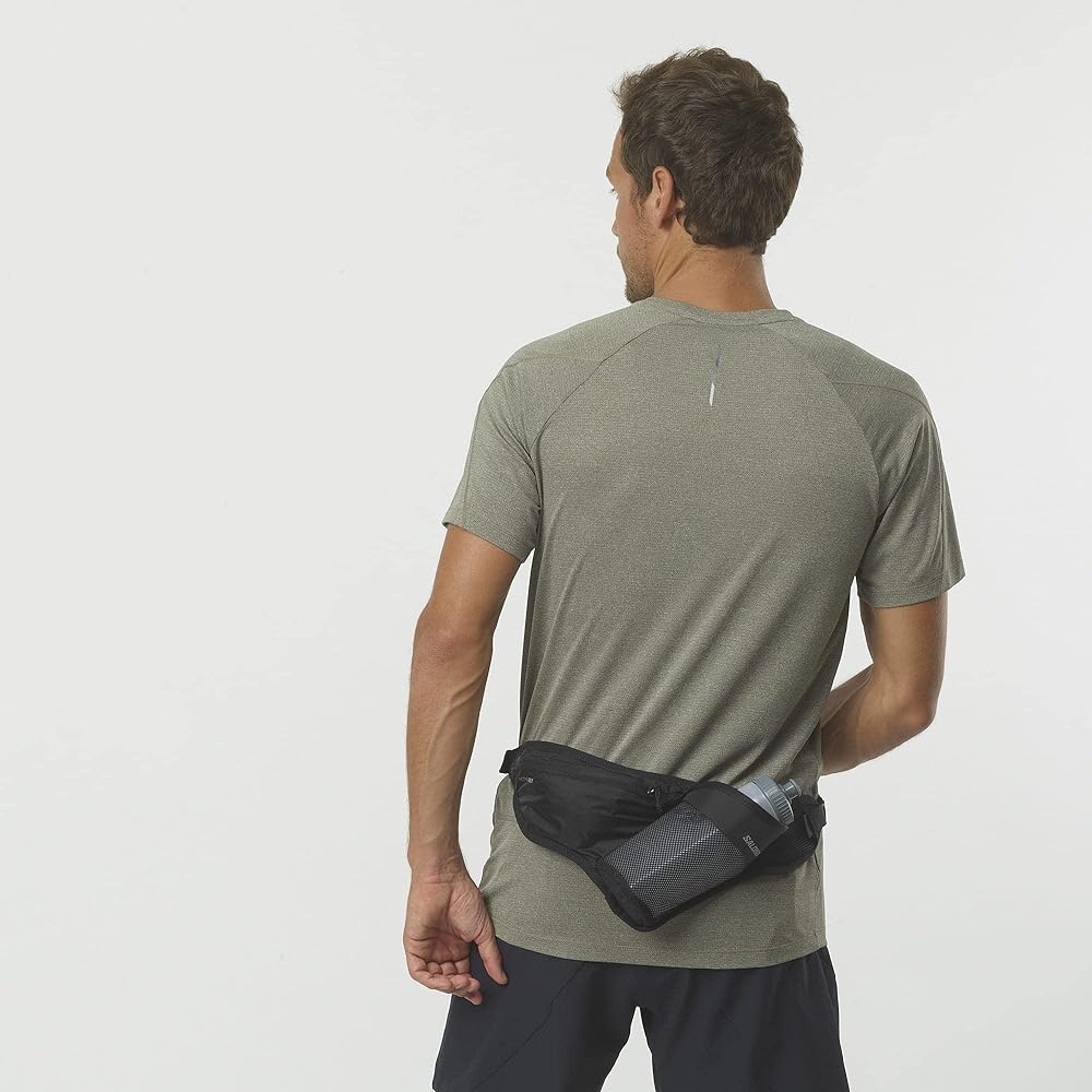 [Salomon] Running Pouch Waist Bag ACTIVE BELT LC1754700 NS BLACK/BLACK