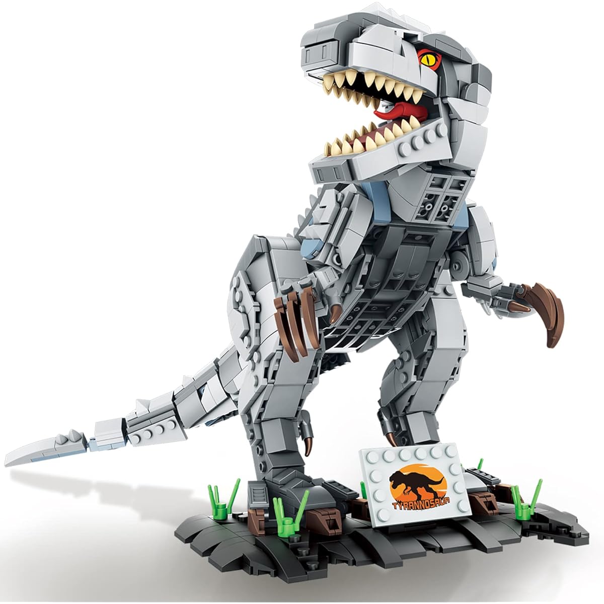SEMKY Dinosaur Series Tyrannosaurus Model Set, (993 Pieces) - Building Blocks Toy Gift for Kids
