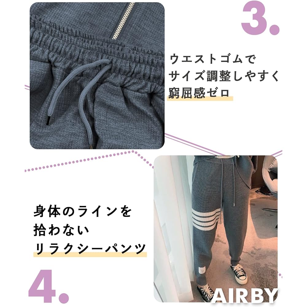 Air Buy Women's Sweat Setup Casual Long Sleeve Jersey Hoodie Top and Bottom Set