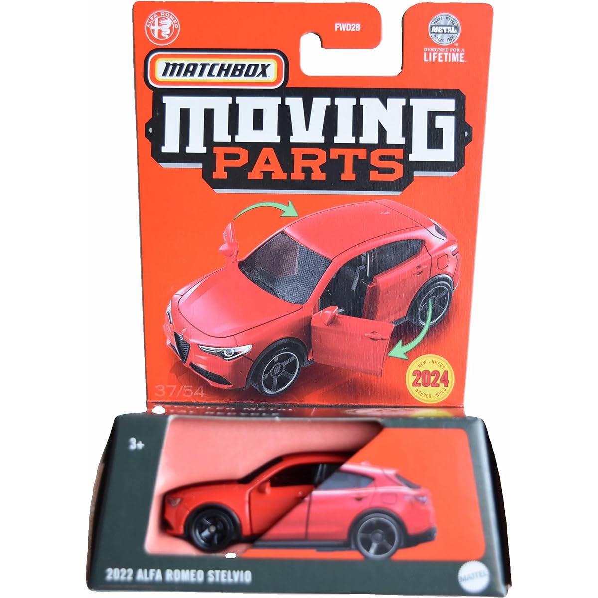 Matchbox 2022 Alfa Romeo Stelvio Moving Parts [Red]