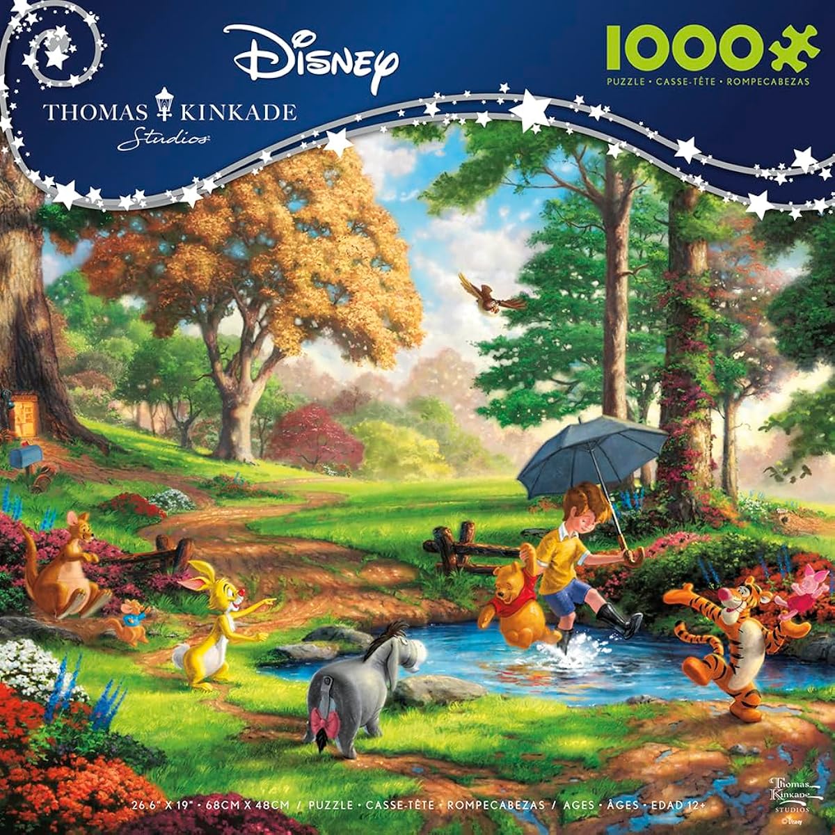 Ceaco - Thomas Kinkade - Disney - Winnie the Pooh - 1000 Piece Jigsaw Puzzle