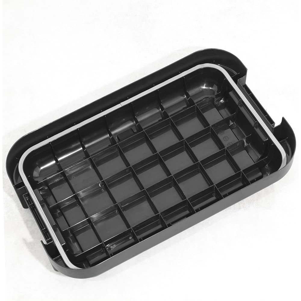 CAPTAIN STAG Storage Box CS Tough Box [33L/53L/73L] Simple Sealed Type with Gasket Stackable Load Capacity 100kg Made in Japan Black UM-1633/UM-1634/UM-1635