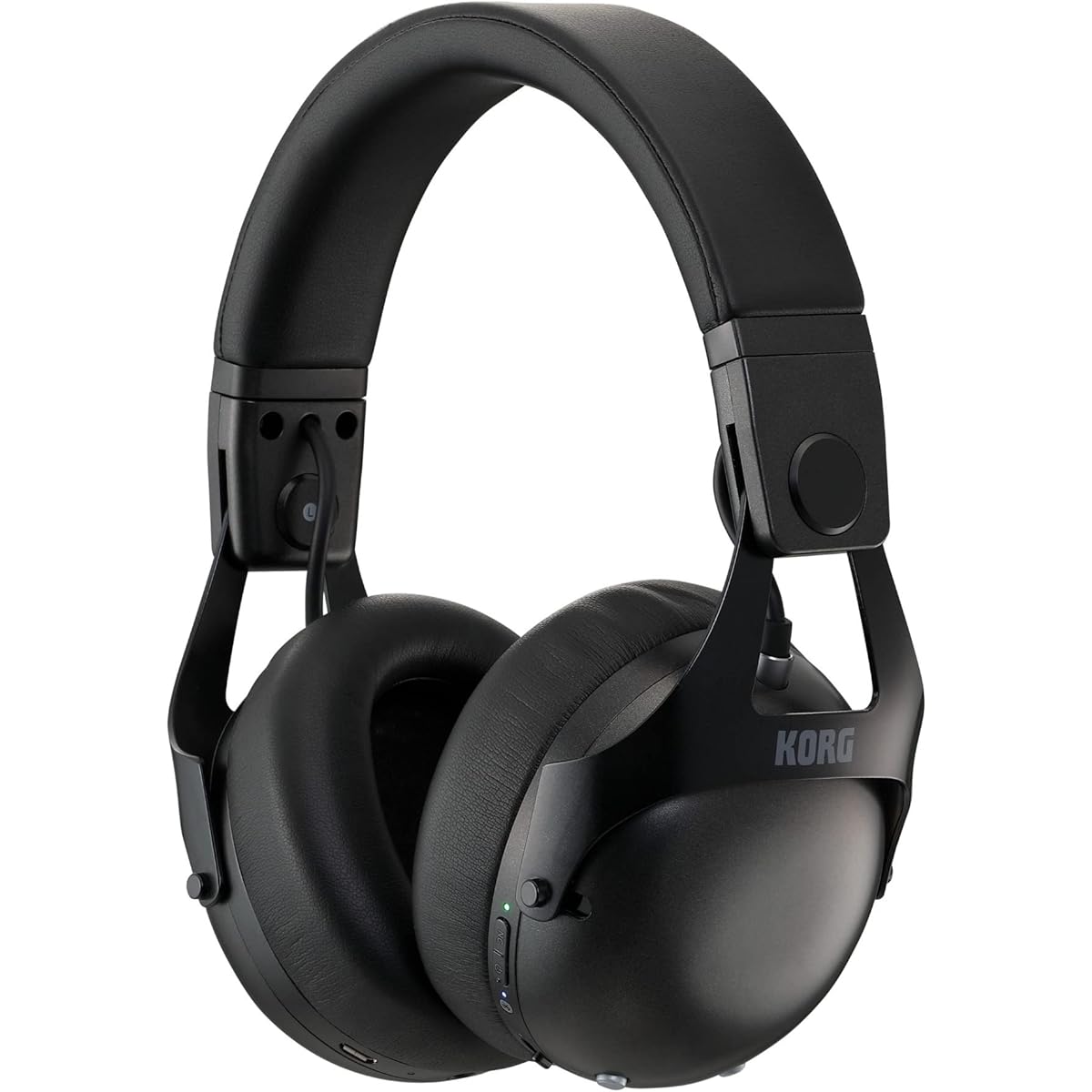 KORG Noise Cancelling DJ Headphones NC-Q1 BK Black Wireless Bluetooth Google Assistant Siri 36 Hours of Continuous Use