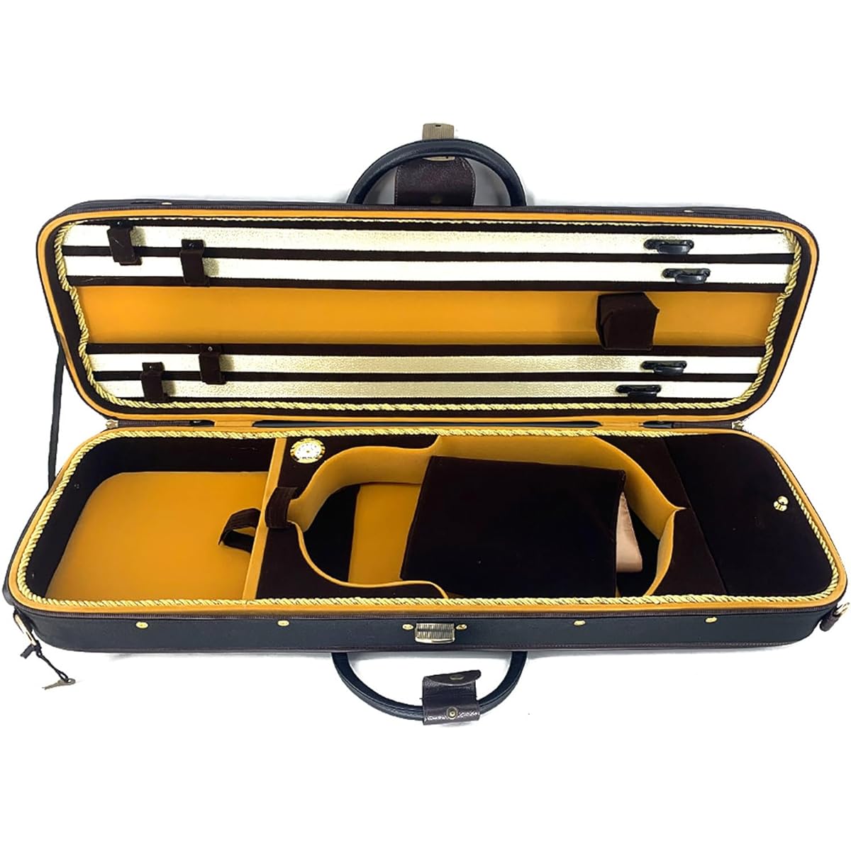 Violin Case Wooden Portable Violin Square Case Multifunctional Plywood Violin Case
