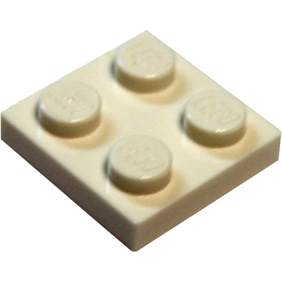 LEGO White 2x2 Plate x100